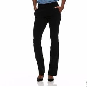 NWT Old Navy Black Trouser Pants Sz 6 Regular